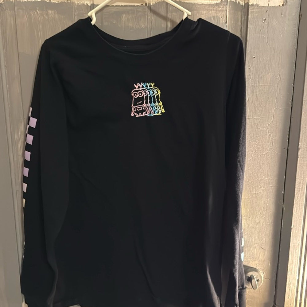 Minions Kevin Rainbow Outline Long Sleeve T-Shirt - BoxLunch Exclusive